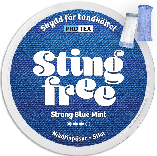Stingfree Strong Blue Mint-Nikotinbeutel-Gigasnus.de