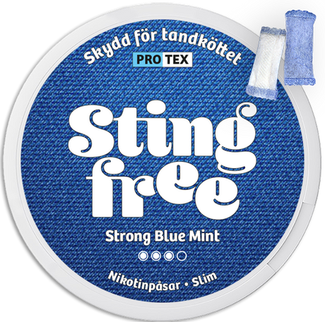 Stingfree Strong Blue Mint-Nikotinbeutel-Gigasnus.de