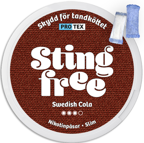 Stingfree Swedish Cola-Nikotinbeutel-Gigasnus.de