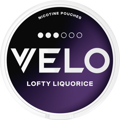VELO Lofty Liquorice Slim Strong-Nikotinbeutel-Gigasnus.de