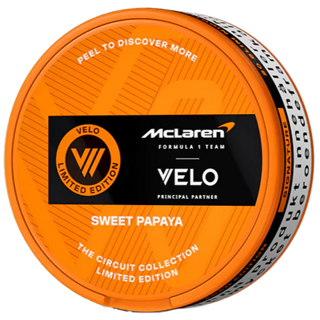 Velo McLaren Sweet Papaya-Nikotinbeutel-Gigasnus.de