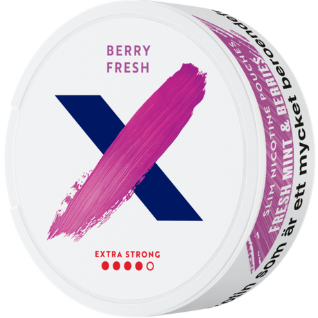 X Berry Fresh Extra Strong-Nikotinbeutel-Gigasnus.de