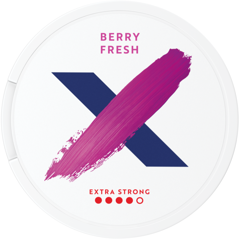 X Berry Fresh Extra Strong-Nikotinbeutel-Gigasnus.de