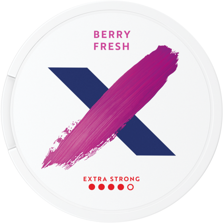 X Berry Fresh Extra Strong-Nikotinbeutel-Gigasnus.de