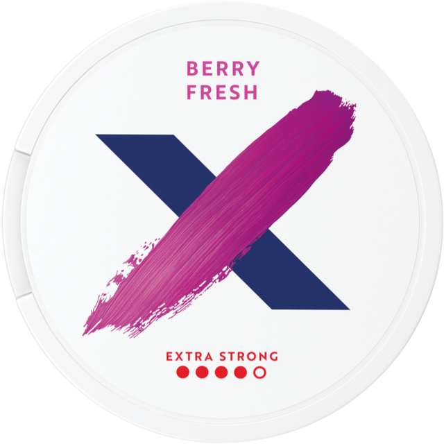 X Berry Fresh Extra Strong-Nikotinbeutel-Gigasnus.de