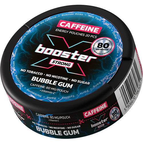 X-Booster Bubble Gum 80 mg-Nikotinfreier Snus-Gigasnus.de