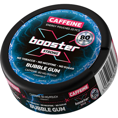 X-Booster Bubble Gum 80 mg-Nikotinfreier Snus-Gigasnus.de
