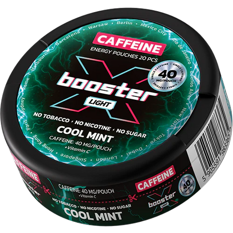 X-Booster Cool Mint 40 mg-Nikotinfreier Snus-Gigasnus.de