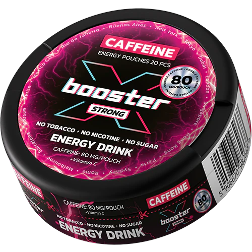 X-Booster Energy Drink 80 mg-Koffein Pouches-Gigasnus.de