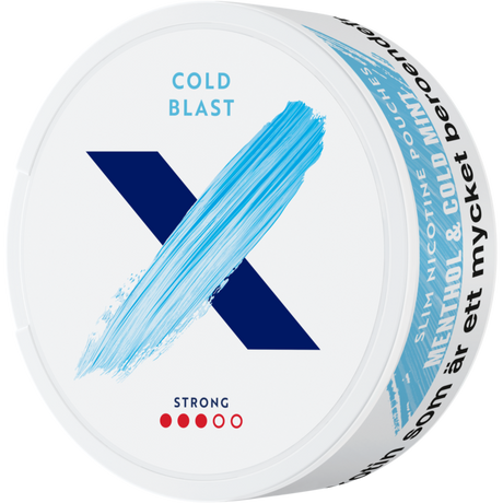 X Cold Blast Strong-Nikotinbeutel-Gigasnus.de