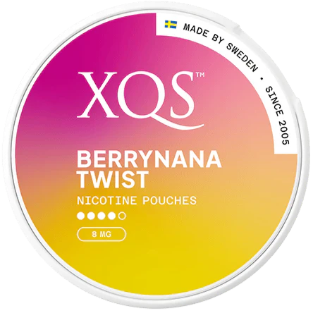 XQS Berrynana Twist Strong-Nikotinbeutel-Gigasnus.de