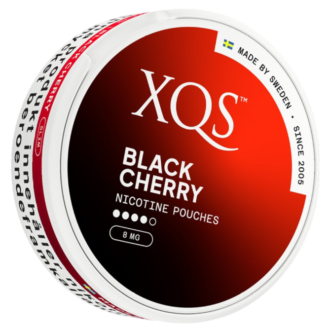 XQS Black Cherry Strong-Nikotinbeutel-Gigasnus.de