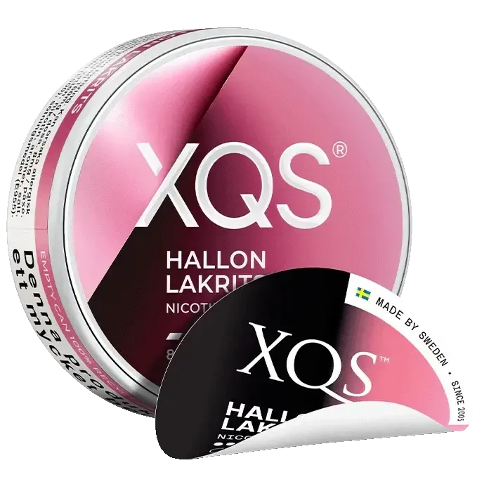XQS Hallon Lakrtis Strong-Nikotinbeutel-Gigasnus.de