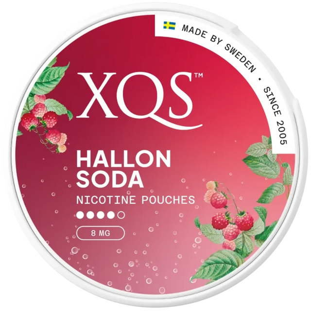 XQS Hallon Soda Strong-Nikotinbeutel-Gigasnus.de