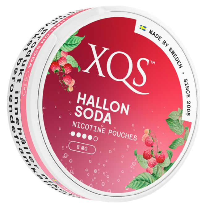 XQS Hallon Soda Strong-Nikotinbeutel-Gigasnus.de