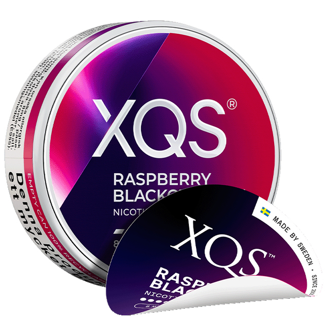 XQS Raspberry Blackcurrant-Nikotinbeutel-Gigasnus.de