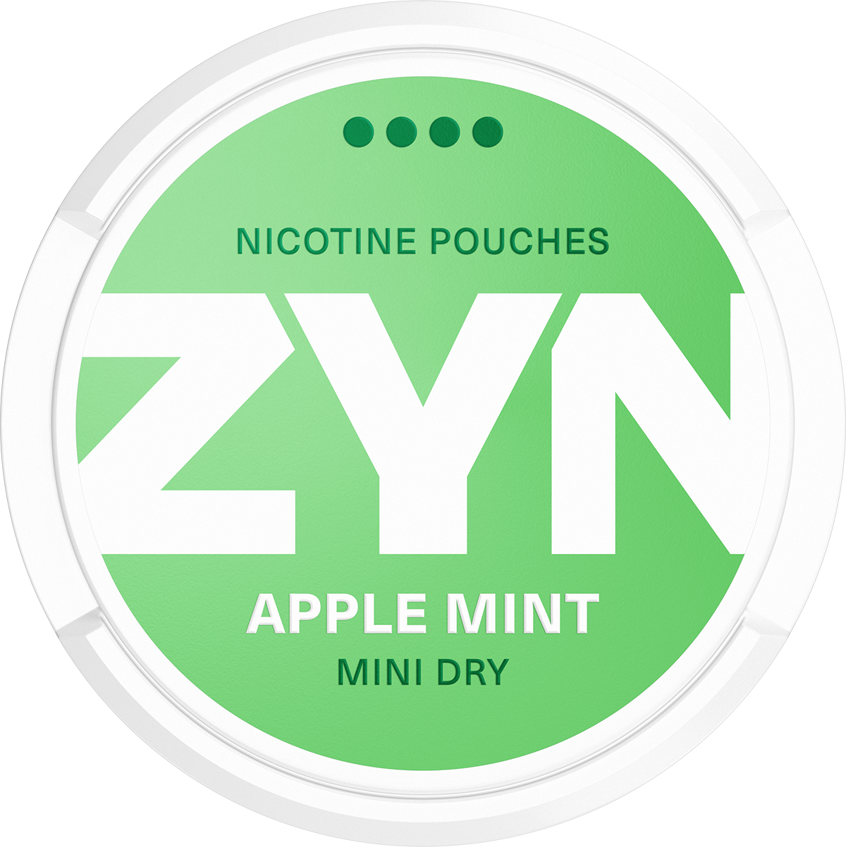 ZYN Apple Mint Mini S4-Nikotinbeutel-Gigasnus.de