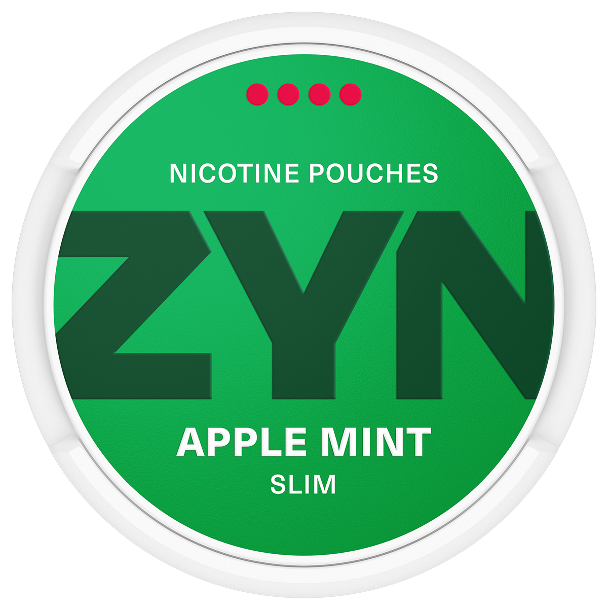 ZYN Apple Mint Slim S4-Nikotinbeutel-Gigasnus.de