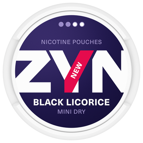 ZYN Black Licorice Mini S2-Nikotinbeutel-Gigasnus.de
