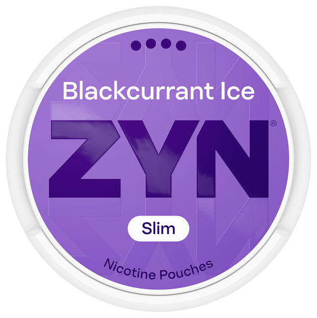 ZYN Blackcurrant Ice Slim S4-Nikotinbeutel-Gigasnus.de
