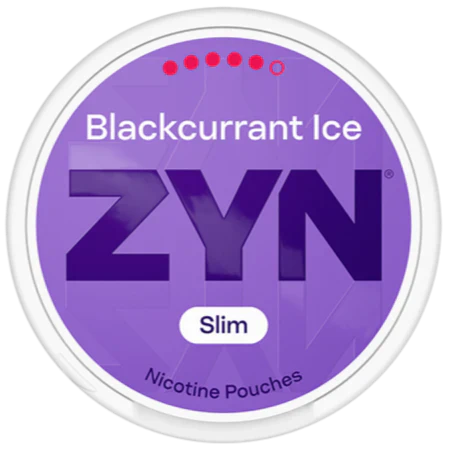 ZYN Blackcurrant Ice Slim S5-Nikotinbeutel-Gigasnus.de