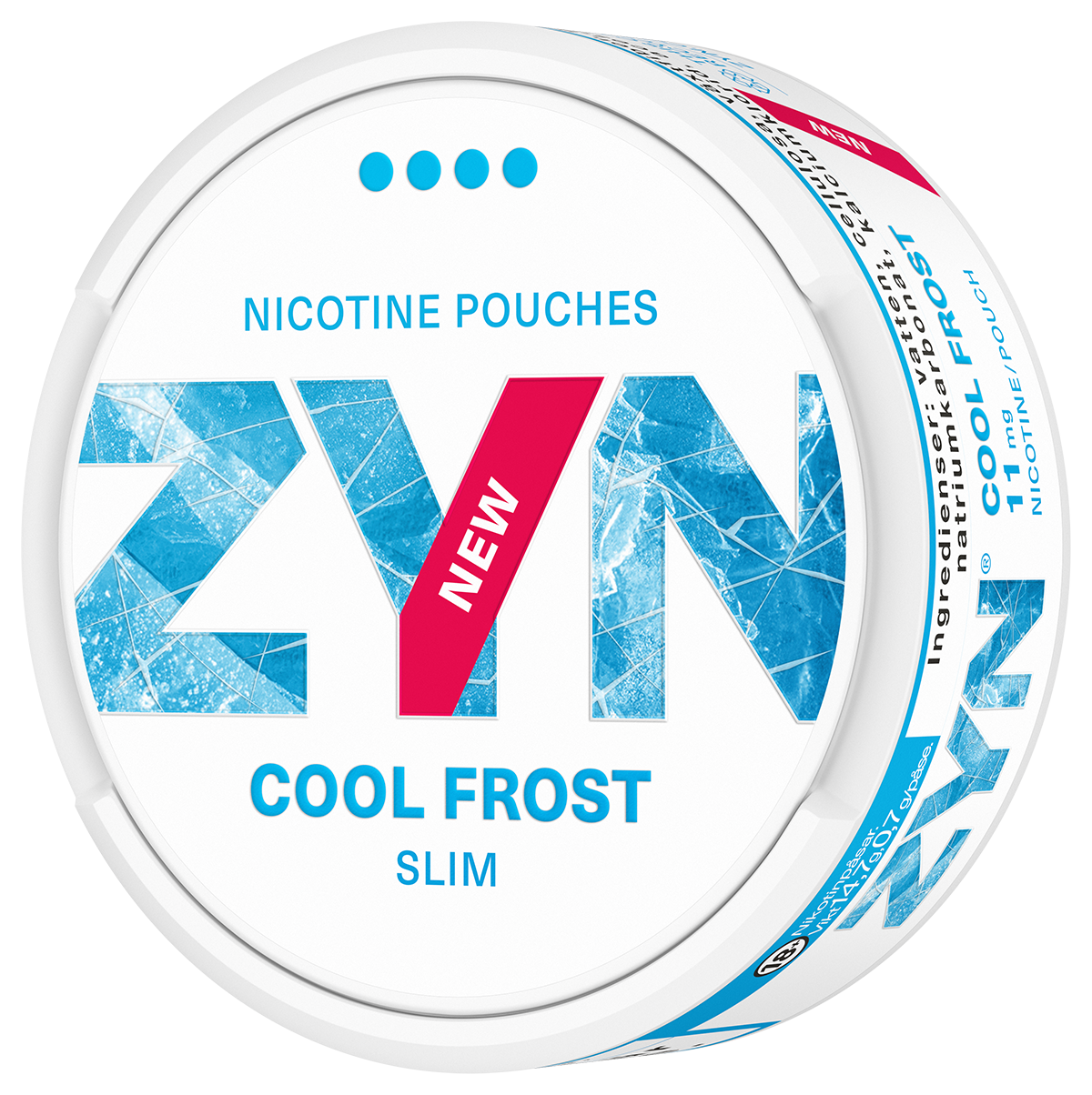 ZYN Cool Frost Slim S4-Nikotinbeutel-Gigasnus.de