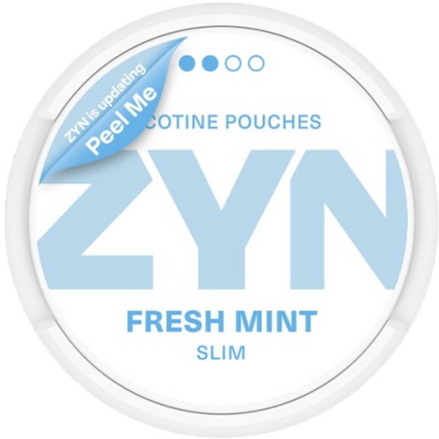 ZYN Fresh Mint Slim S2 EXPIRED-Nikotinbeutel-Gigasnus.de