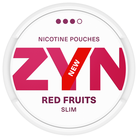 ZYN Red Fruits Slim S3-Nikotinbeutel-Gigasnus.de