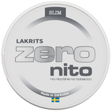 Zeronito Lakrits Slim-Nikotinfreier Snus-Gigasnus.de