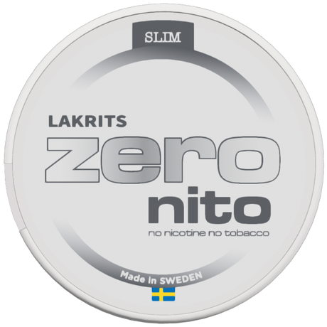 Zeronito Lakrits Slim-Nikotinfreier Snus-Gigasnus.de