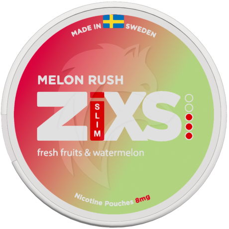 Zixs Melon Rush Slim-Nikotinbeutel-Gigasnus.de