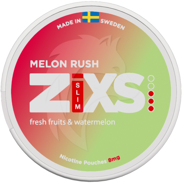 Zixs Melon Rush Slim-Nikotinbeutel-Gigasnus.de