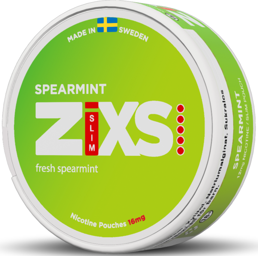 Zixs Spearmint Slim-Nikotinbeutel-Gigasnus.de