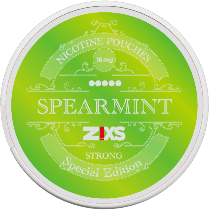 Zixs Spearmint Slim-Nikotinbeutel-Gigasnus.de
