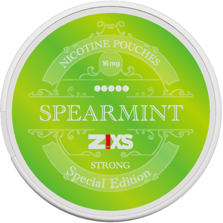 Zixs Spearmint Slim-Nikotinbeutel-Gigasnus.de