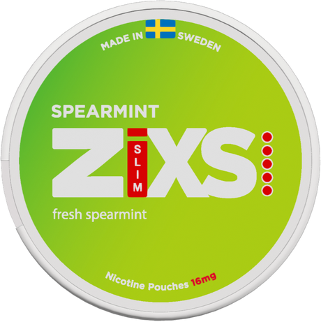 Zixs Spearmint Slim-Nikotinbeutel-Gigasnus.de