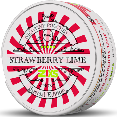 Zixs Strawberry Lime Slim-Nikotinbeutel-Gigasnus.de