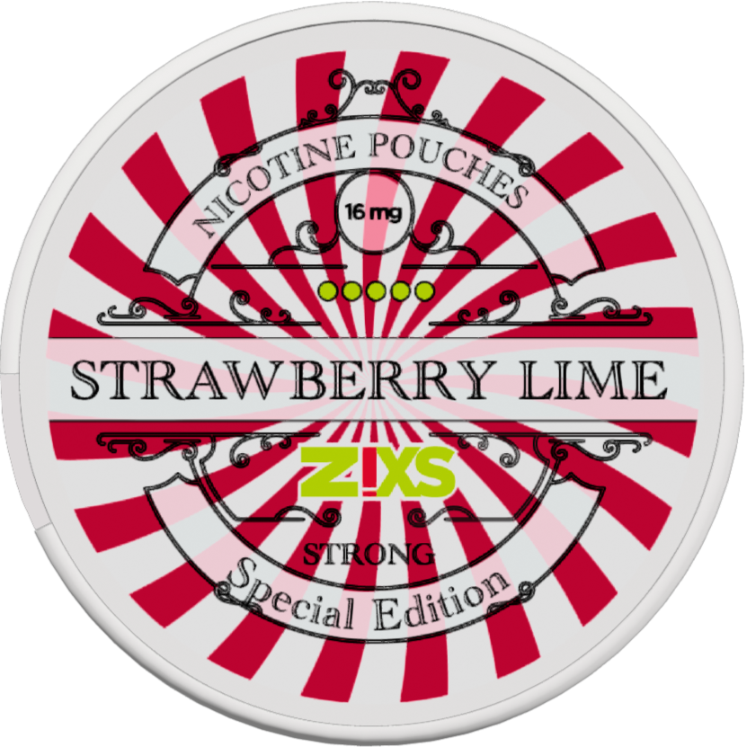 Zixs Strawberry Lime Slim-Nikotinbeutel-Gigasnus.de