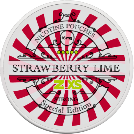 Zixs Strawberry Lime Slim-Nikotinbeutel-Gigasnus.de