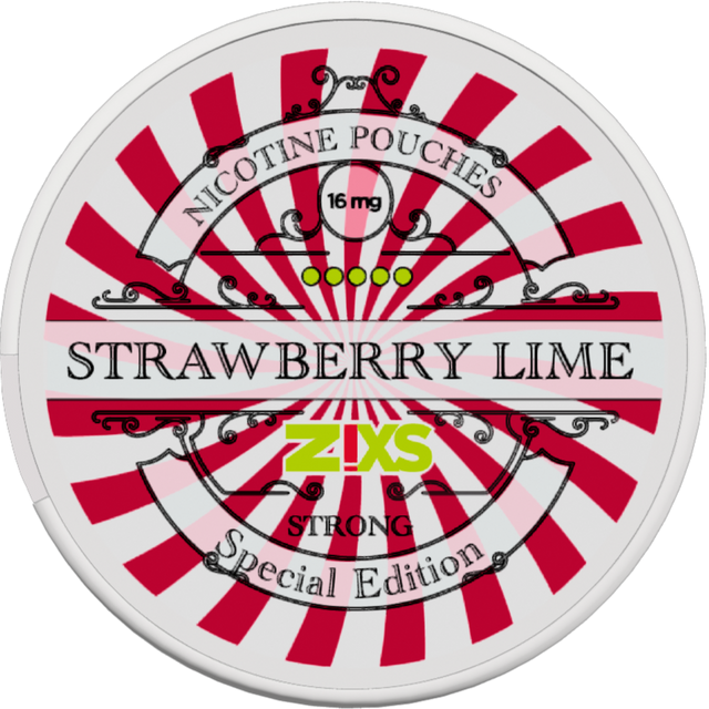 Zixs Strawberry Lime Slim-Nikotinbeutel-Gigasnus.de