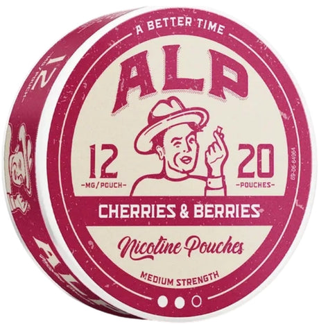Alp Cherries & Berries 12mg-Nikotinbeutel-Gigasnus.de