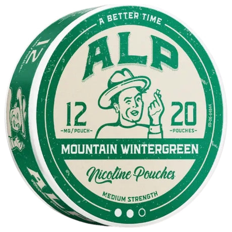 Alp Mountain Wintergreen 12mg-Nikotinbeutel-Gigasnus.de