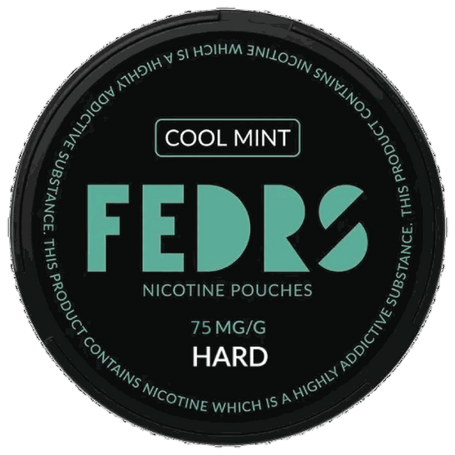FEDRS BLACK Cool Mint 75mg-Nikotinbeutel-gigasnus.de