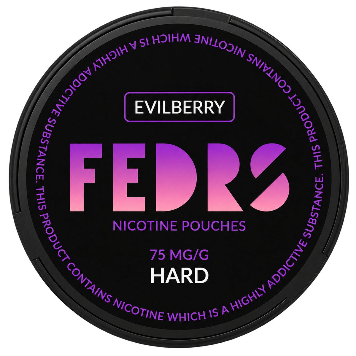 FEDRS BLACK Evilberry-Nikotinbeutel-gigasnus.de
