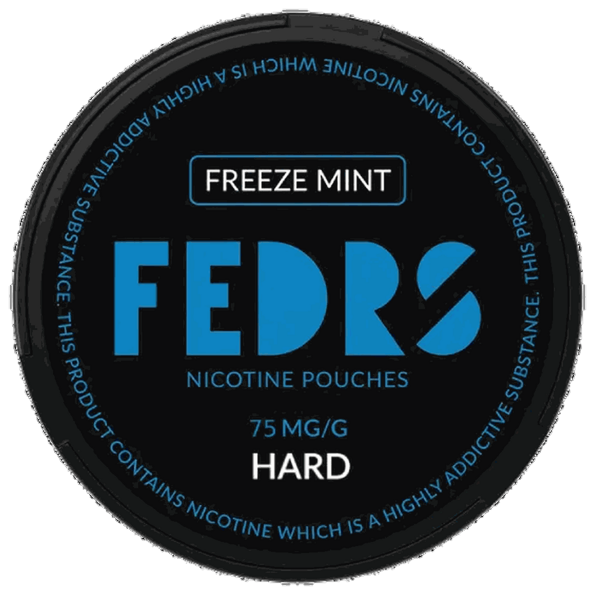 FEDRS BLACK Freeze Mint 75mg-Nikotinbeutel-gigasnus.de