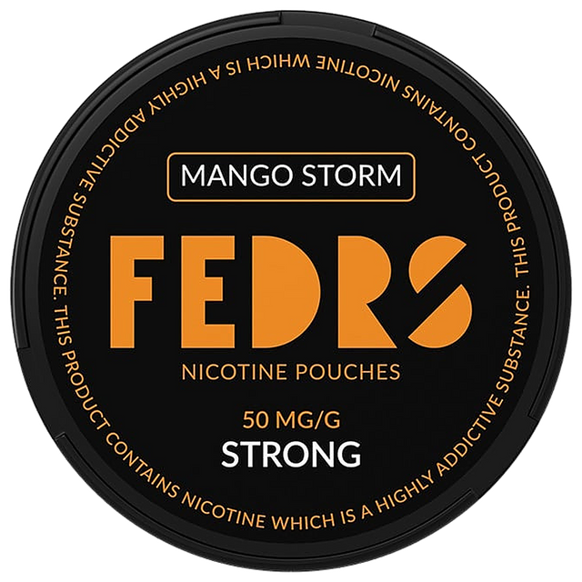 FEDRS BLACK Mango Storm 50mg-Nikotinbeutel-gigasnus.de