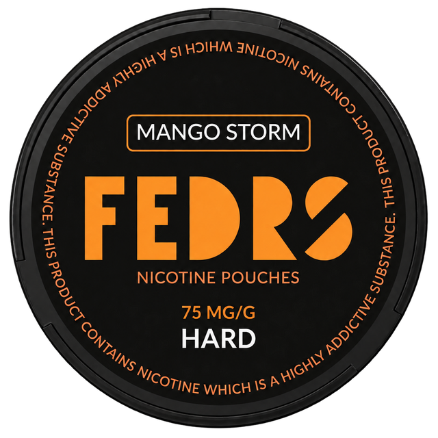 FEDRS BLACK Mango Storm 75mg-Nikotinbeutel-gigasnus.de