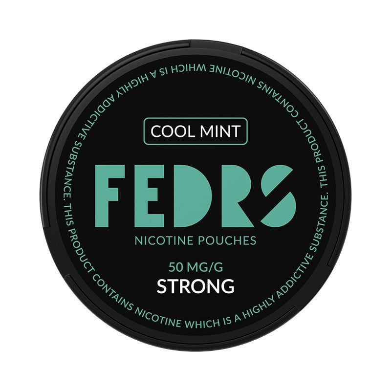 FEDRS BLACK Cool Mint-Nikotinbeutel-Gigasnus.de